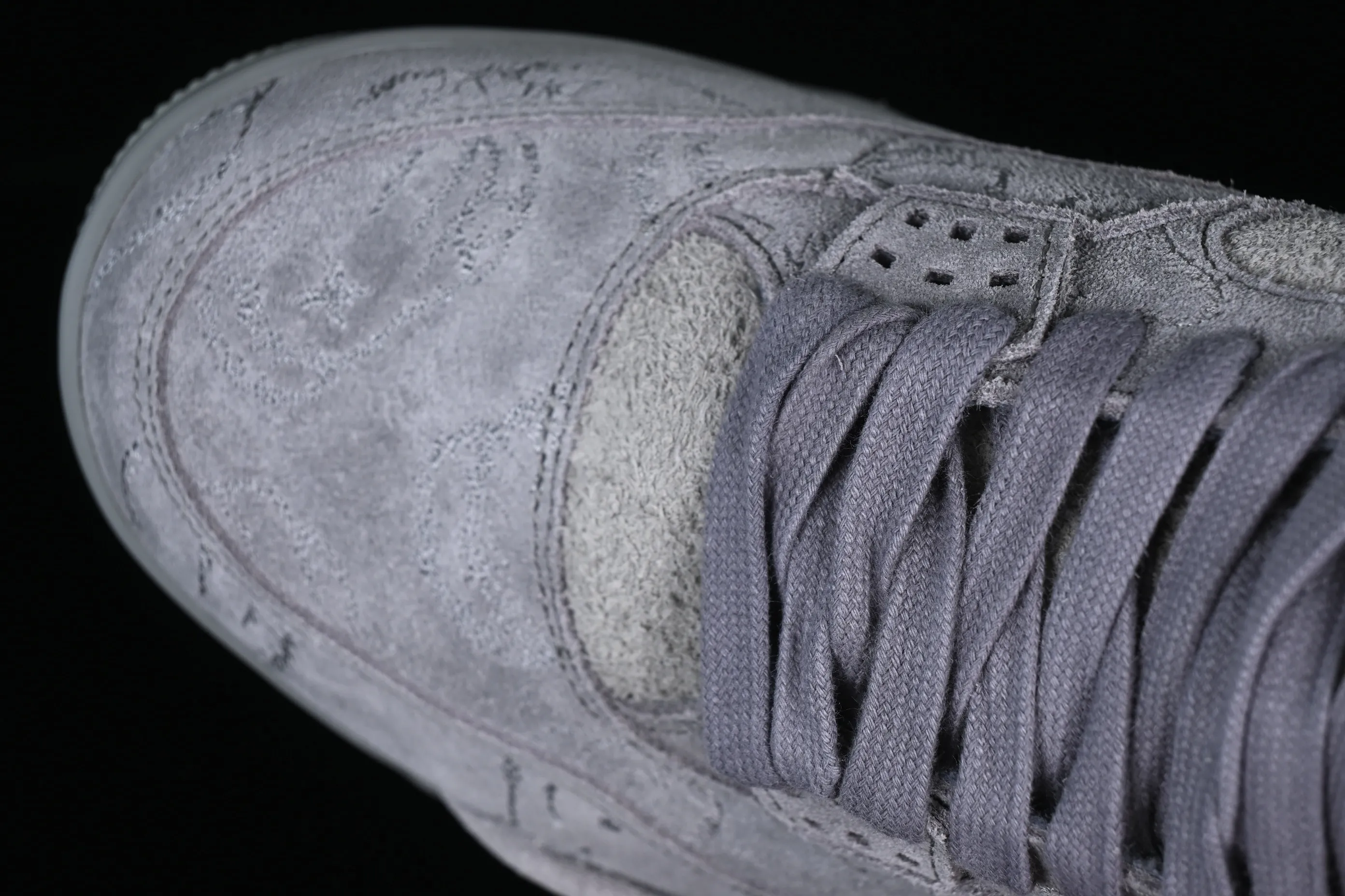 All categories Air Jordan Jordan series basketball shoes Air Jordan 4 OG version Air Jordan 4 Cool Gray AJ4 Joe 4 cool gray suede luminous bottom basketball shoes 930155-003